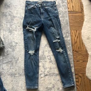 Zara Jamie ripped jeans
